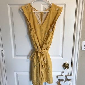 Old navy Yellow floral romper.